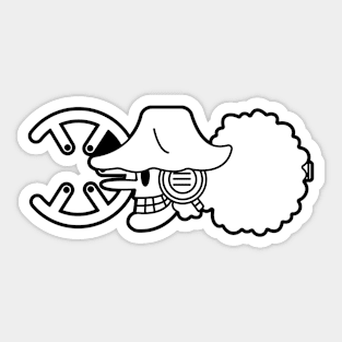 Usopp Jolly Roger 2 Sticker